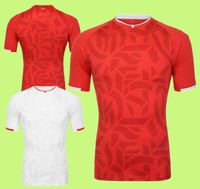 2021 2022 Tunísia Maillot de Pé 21 22 Home Vermelho Jerseys # 7 Msakni # 10 Khazri Camiseta Fora Branco Khalifa Sassi Maaloul Uniforme de Futebol Tunísia