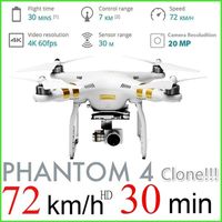 Phantom 4 Pro! HD-camera RC Drone Aircraft WiFi FPV Verstelbare camera Hoogte HOLD One Key Return / Take Off Quadcopter Drones