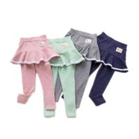 Girls Pants Kids Leggings 3-7Y Children Clothing spring Autumn Cotton Leggings Baby Girl Skirt-pants High Quality 7096 09 211029