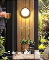 Outdoor Wall Lamps Light Super Bright Stairway Corridor Simple Nordic Waterproof Balcony Doorway Courtyard Lig