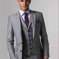 Compre al por mayor Trajes De Boda Para Hombre Gris Claro. de bajo precio \u0026  de calidad con envío gratuito | Es.DHgate