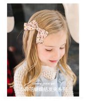 10504 Çocuk Kız Yay Klipleri Papatya Baskı Çevre Dostu Moda Bebek Çocuk Saç Aksesuarları Orijinal Tasarım Kaliteli