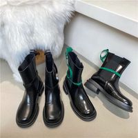 Spring and Autumn Martin Boots Women' s British Style Th...