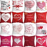 Подушка чехол любовь бросок наволочки в день Святого Валентина любовь 18 дюймов подушка для диван стул комната офис домашний декор NHA11119