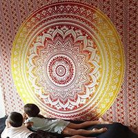 Goblenler 200 * 150 cm Mandala Goblen Duvar Asılı Bohemian Odası Dekor Sandy Yatak Örtüsü Beach Rug Battaniye Atmak