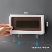 Home Wall Waterproof Mobile Phone Cases Self-adhesive Holder Touch Screen Bathroom MobilePhone Shell Shower Sealing Storage Boxa33297l