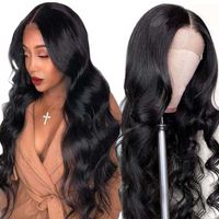 Brazilian Body Wave Front Human Hair s for Women Transparent Hd Frontal 150 Density 6x6 Lace Closure Wig