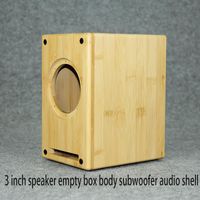 Computer Speakers 3 Inch Speaker Empty Box Solid Wood DIY Au...