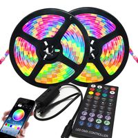 Strips 1m/2m/3m/5m/10m WS2811 Controller Addressable RGBIC Led Lights Dreamcolor Full-Set With Rgb APP IOS Android For Party Bedroom