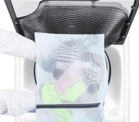 40pcs/lot Large Medium Zippered Foldable Nylon Laundry Bag Bra Socks Underwear Clothes Washing Machine Protection Net Mesh Bags 717 V2