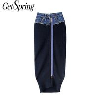 Compre al por mayor Faldas Vaqueras Largas Mujer de bajo precio \u0026 de  calidad con envío gratuito | Es.DHgate