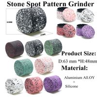 Wholesale Grinders Aluminum alloy Grinder Stone Spot Pattern...