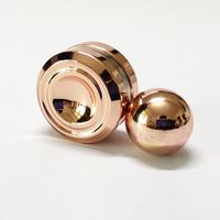 Gül altın yörünge fidget oyuncak manyetik el spinner dekompresyon kaygı için metal parmak spinner