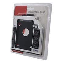 Chipal till SATA 2ND HDD CADDY 9.5mm 2.5 "2TB SSD-fodral Hårddiskhölje Adapter för bärbar dator CD-DVD-ROM Optibay
