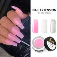 Transparent Builder LED Gel Clear Pink Camouflage Nail Building Extending UV Gel Nail Polishes Lacquer Art Design Manicure