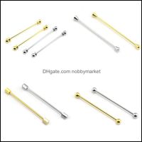 Tie Clips Cufflinks & Clasps, Tacks Jewelry Fashion Mens Brooch Business Collar Pin Stick Lapen Shirt With Bars Wedding 153 H1 Drop Delivery