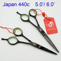 Hair Scissors DRGSKL Superior 440C Black Paint Cut 5 6 Inch ...
