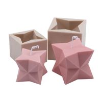 Craft Tools Stars Section Liquid Silicone Candle Mold Diy Cu...