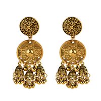 Classic Vintage Carved Round Earrings For Women Ethnic Hippi...