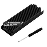 Fans & Coolings K1AB HeatSink Cooling Pad NVME PCI-E M.2 2280 SSD Hard Disk Cooler Thermal Aluminum Heat Sink