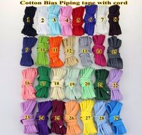 Yarn Cotton Bias Cord Tape Flange Piping Trim Binding Covered Insertion Tap Upholstery Sewing Textile 12mm,1 2" 20 Meter1