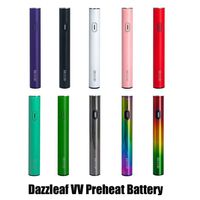 Authentic Dazzleaf VV batteria preriscaldamento 380mAh Preheat vape penn kit per 510 filettatura cartuccia di vetro DAB concentrato vaporizzatore cartsa17