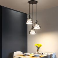 Colgantes Lámparas Restaurante Luces Moderna Personalidad Simple Tres Head Lamp Comedor Creativo Café Vida