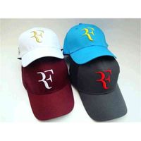 Tennis Cap Wholale-Roger federer tennis hats wimbledon RF baseball cap han edition
