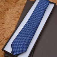 Groothandel 100% Silk Tie 18 Style Classic Tie Merk Heren Casual Ties Geschenkdoos Verpakking 36555