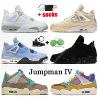 With socks 2021 Newest Basketball Shoes 4 4s Jumpman Mens Tr...
