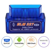 Super Mini V1.5 Elm327 OBD OBD2 Interface Bluetooth Auto Carro Scanner Ferramenta de Diagnóstico para Rádio Android