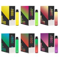 퍼프 바 퍼프 XXL 1600 퍼프 일회용 전자 담배 장치 포드 6.5ml 미리 채워진 카트리지 포드 vape 펜 50 색 1000mAh 기화기 도매 미국 창고 vapes