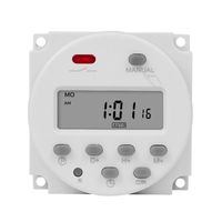 Smart Home Control Digital Timer CN101A 12V 110V 220V Switch 7 Tage Wöchentlich programmierbare Zeitrelais Programmierer Eingebauter Akku
