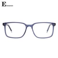 Moda de óculos de sol Frames Man Square Glasse Frame Acetato Opticas Mulher óculos de prescrição óptica de óculos