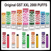Original GST XXL descartável E Cigarros Kit de Dispositivos de 2000Puffs disponíveis 1200mAh Bateria 6.5ml Pen vs vs Plus Bang XXL