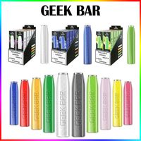 Geek bar jetable e cigarettes 575 bouffées de vape stylo de vape 2.4ml Préroir la cartouche de la cartouche de la batterie 500mAh Kit de démarreur PK Air Bars Lux