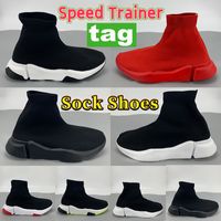 Top Socke Schuhe Geschwindigkeit Trainer Party Triple Black White Green Rote Paris Lässige Turnschuhe Mode Männer Frauen Plattformschuh 36-45