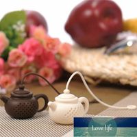 Teapot- Shape Tea Infuser Strainer Silicone Tea Bag Leaf Filt...