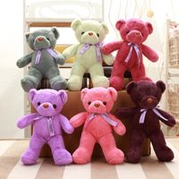 테디 베어 플러시 장난감 박제 동물 인형 귀여운 곰 인형 어린이 장난감 소프트 생일 선물
