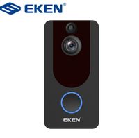 EKEN V7 HD 1080 P Akıllı WiFi Video Kapı Zili Kamera Visual Interkom ile Chime Gece Görüş IP Kapı Bell Kablosuz Güvenlik