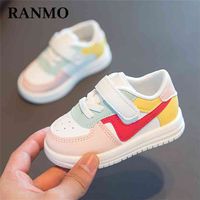 Kids Sneakers Fashion Baby Boys Sports Shoes For Girls Children Casual Sweet Girl Toddler Leather Flats Soft Infant 210908