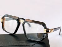 Efsaneler 6004 Gözlük Çerçeve Gözlük Vintage Siyah Altın Pilot Kare Çerçeve Gözlük Erkekler Moda Güneş Gözlüğü Çerçeveleri Kutu