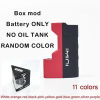 Imini Battery Box MOD 510 резьбовые батареи с USB зарядное устройство Black Blister Vaping картридж упаковки 500 мАч встроенные электронные сигареты