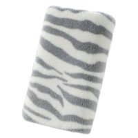 Serviette Velvet Velvet Bain Microfibre Animal Zebra Imprimé à rayures Absorbant Absorbant rapide Visage à la main Couverture de la main pour la maison