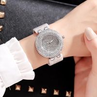 Relojes de pulsera Mujeres Relojes Estrellas Full Diamond Silicon Steel Band Quartz Moda Rhinestone Luxury Watch regalos