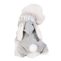 Dog Apparel Small Cloth Pet Cute Hooded Thicken Jacket Coat Puppy Dogs High Quality Warm Winter Costume 4-legged Clothes