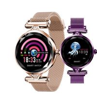 Stylish Simplicity Women Watch With Heart Rate Monitor Lady Clock Fitness Sport Tracker Bluetooth Waterproof Birthday Present Wristwatches