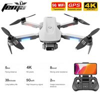 F8 GPS Drone 4K Professional con doppia fotocamera 5 km a lunga distanza Brushless 30mins 5G WiFi FPV Pieghevole Quadcopter Dron PK SG906 210915