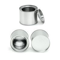 Aluminiumte kan burkar krukor Comestic Containers Portable Seal Metal Cans Tinplate Round Stretch Candle Can