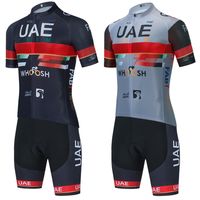 새로운 블랙 UAE 사이클링 저지 20D 반바지 MTB Maillot 자전거 셔츠 다운 힐 프로 마운틴 자전거 의류 양복